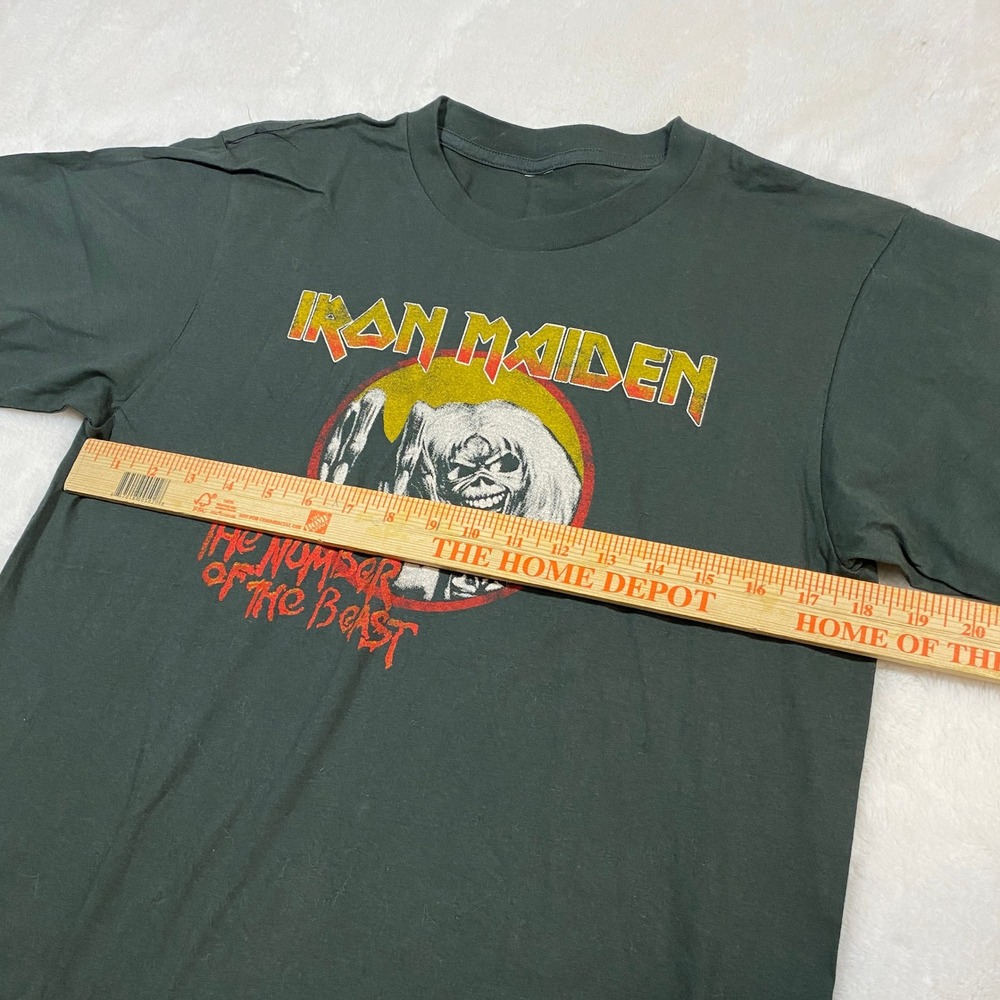 Iron Maiden Number of the Beast Graphic Print T-Shirt Small - Picture 5 of 6